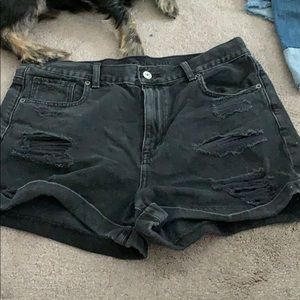 American Eagle Black Mom Short Size 10